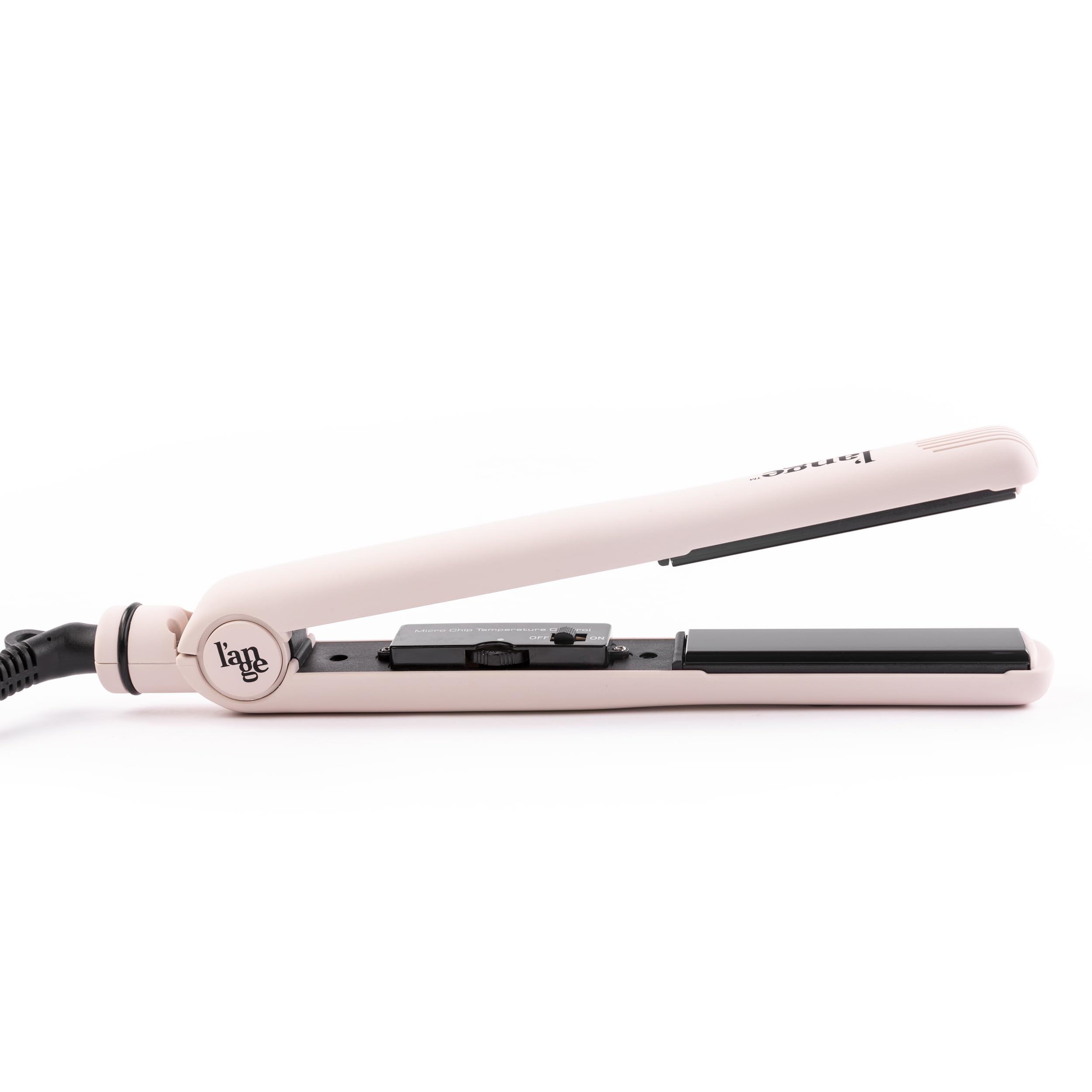 L'ANGE HAIR Aplatir even heat distribution minimizes heat exposure.
