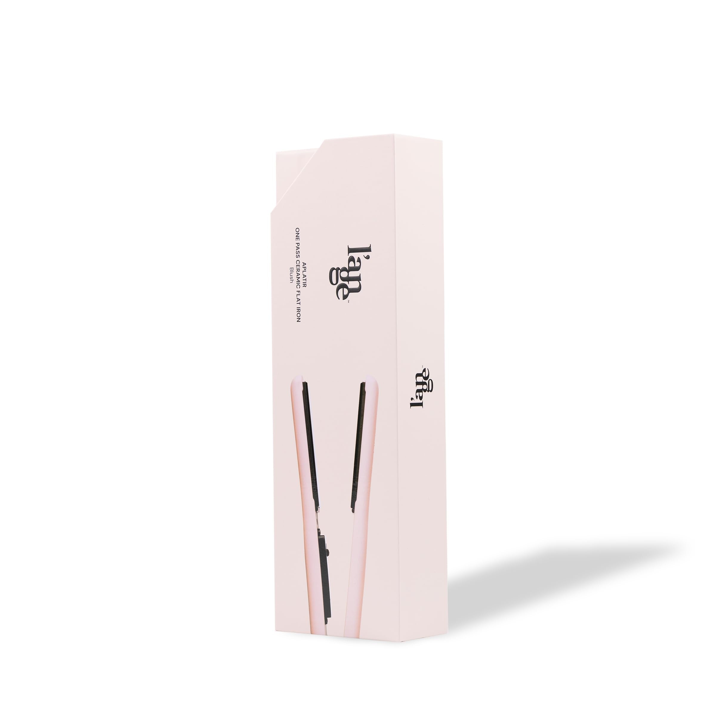 L'ANGE HAIR Aplatir floating plates adapt to hair for smooth results.