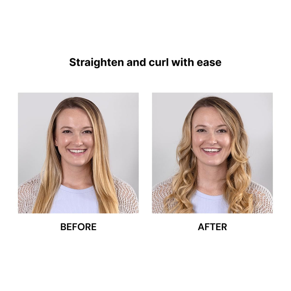 L'ANGE HAIR Aplatir rounded edges ease straight styling with minimal snag.
