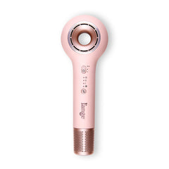 L'ANGE Hair Axia HaloRing dryer front view highlighting circular design for fast drying.