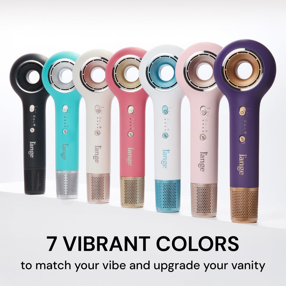 L'ANGE Hair Axia HaloRing dryer with ionic technology for smoother results.