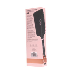 L'ANGE HAIR Detangling Paddle Brush in wet or dry use with cushioned base.