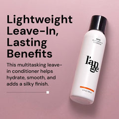 L'ANGE HAIR Envie Leave-In cream on towel-dried hair for frizz reduction.