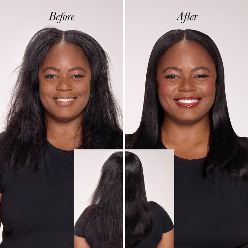 L'ANGE HAIR Envie Leave-In close-up on lengths for even conditioning.