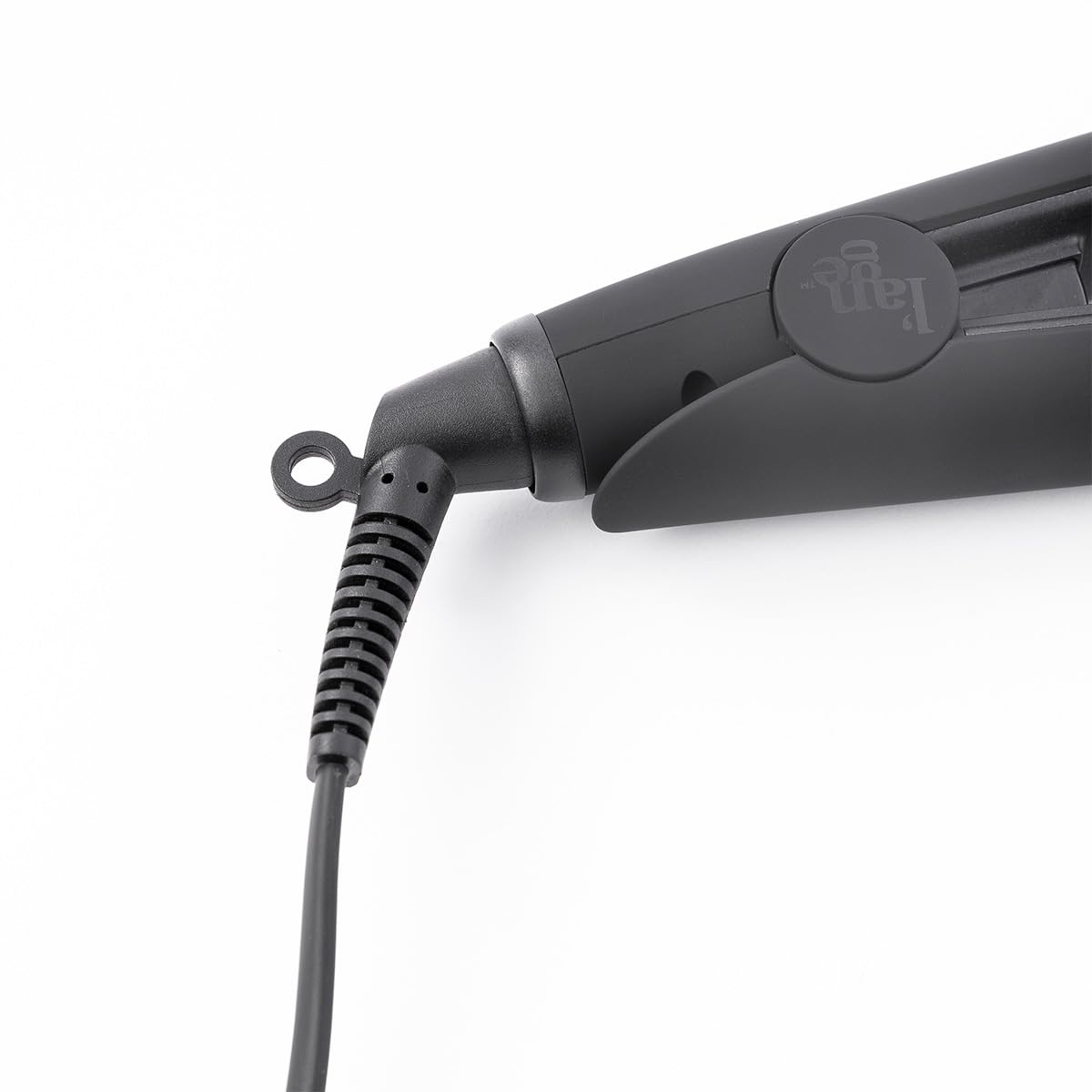 L'ANGE HAIR Le Ceramique ergonomic handle supports comfortable styling sessions.