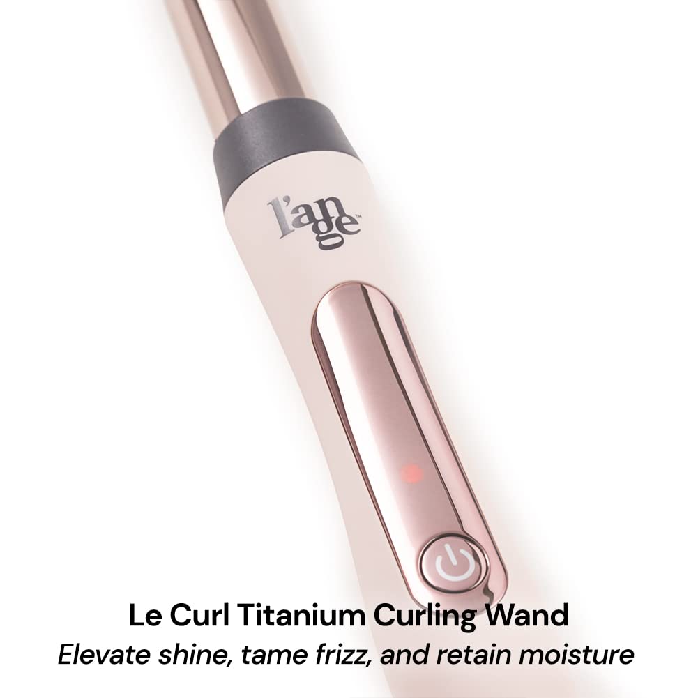 L'ANGE Hair Le Curl 25mm beach waves offer versatile texture for day-to-night looks.