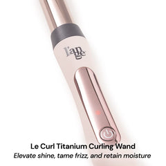 L'ANGE Hair Le Curl 25mm beach waves offer versatile texture for day-to-night looks.
