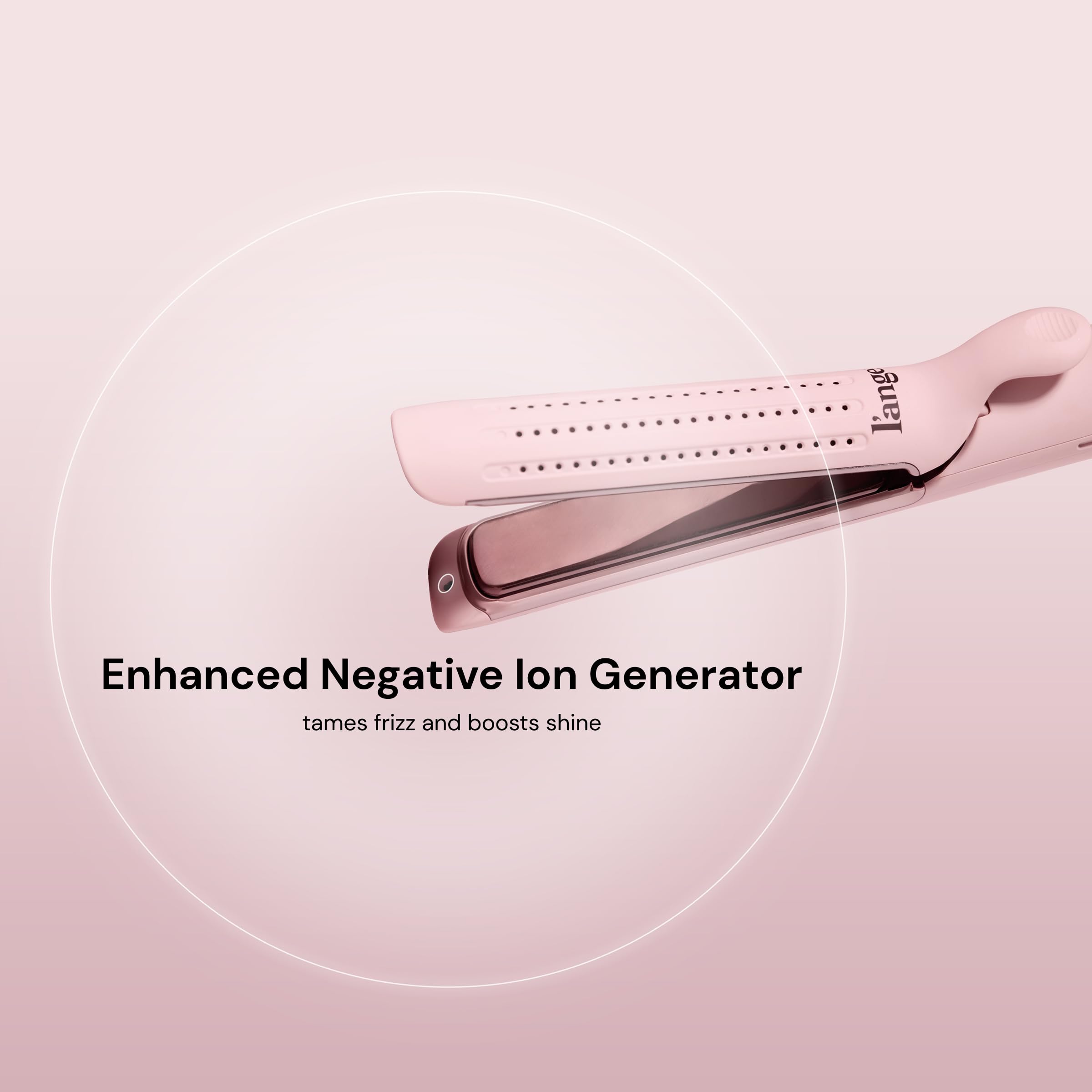 L'ANGE HAIR Le Duo Edge 360° Styler includes auto shut-off for peace of mind.
