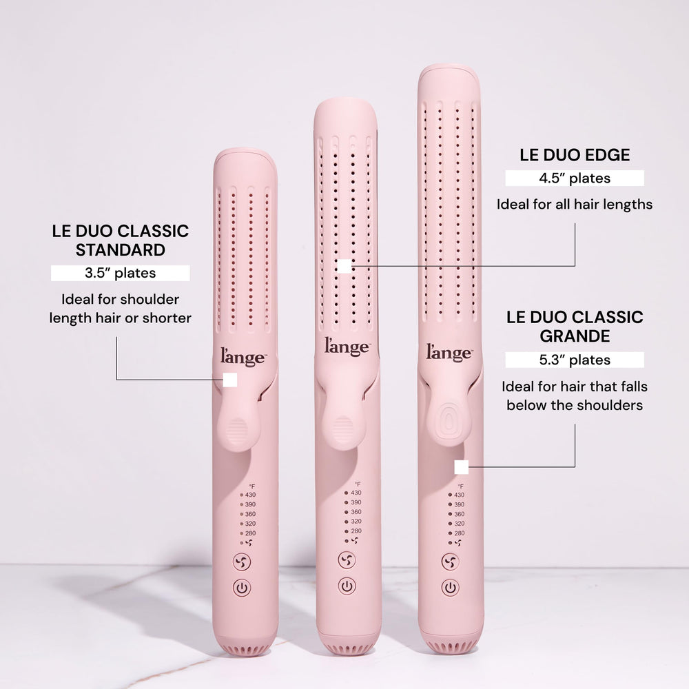 L'ANGE HAIR Le Duo Edge 360° Styler remembers your last temperature setting.