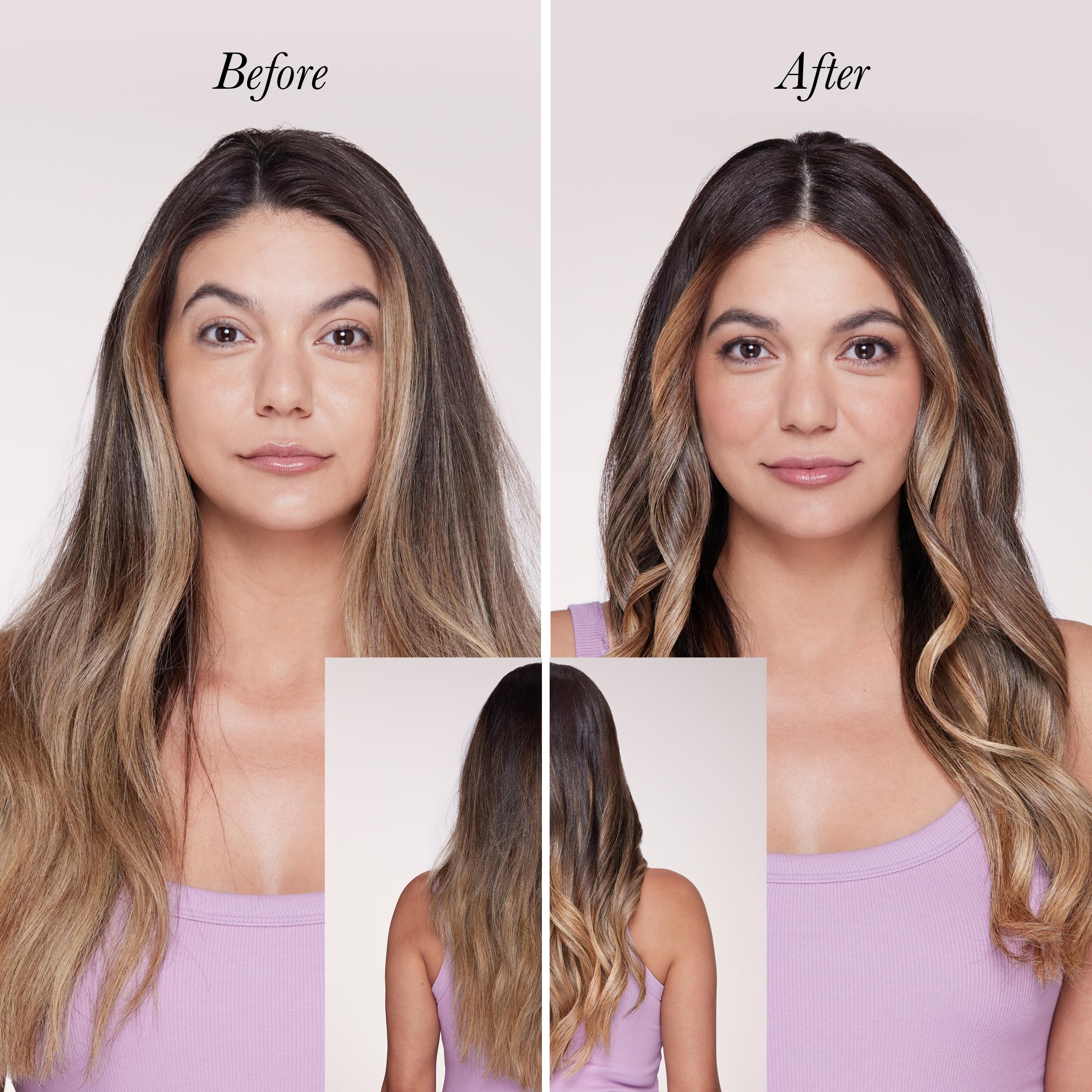 Extended barrel covers more hair for faster results.