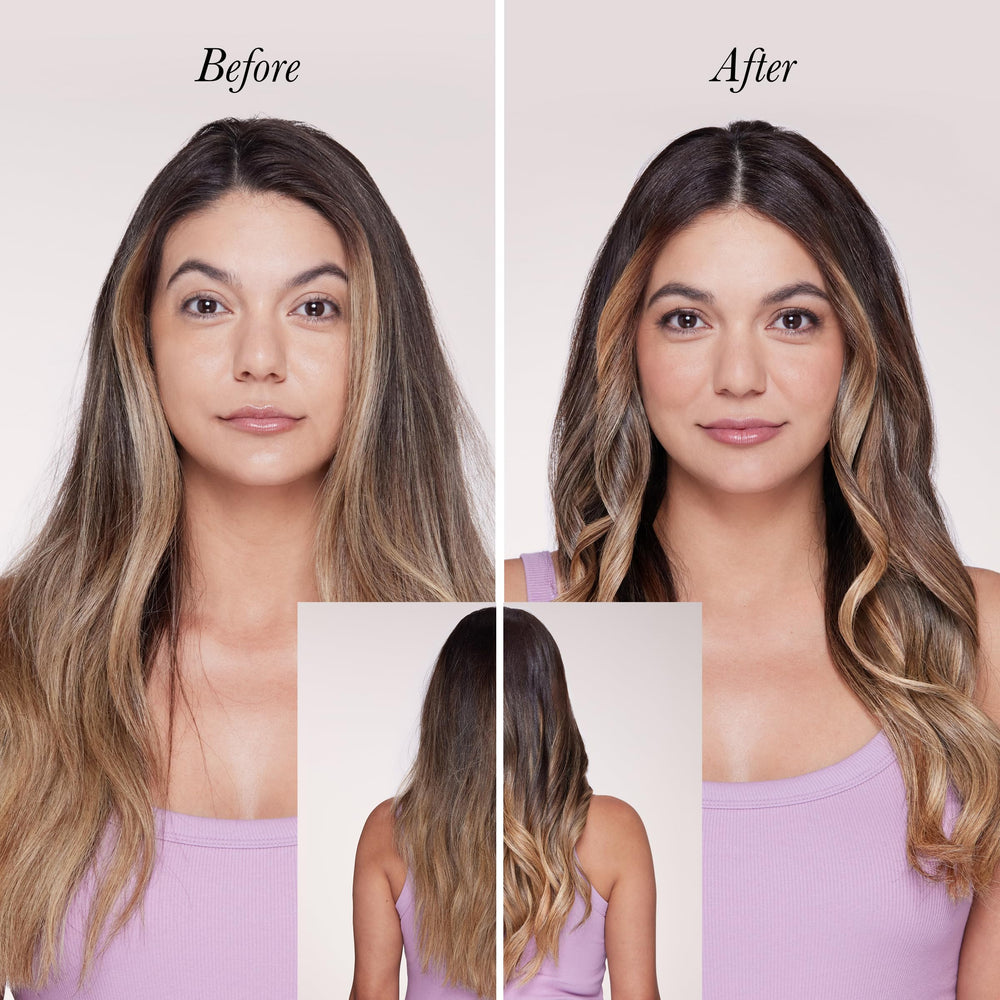 Extended barrel covers more hair for faster results.