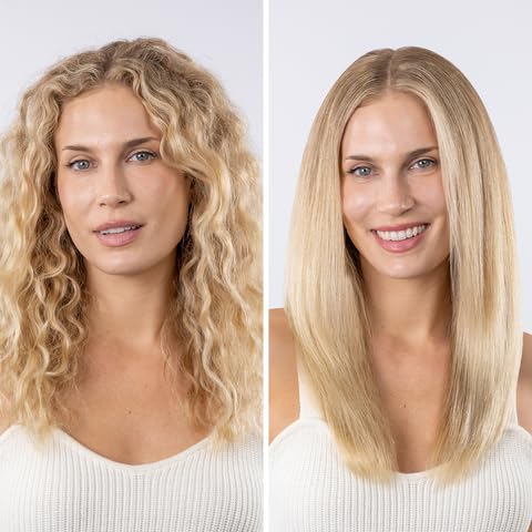 L'ANGE HAIR Le Titane flat iron soft-touch finish and swivel cord.