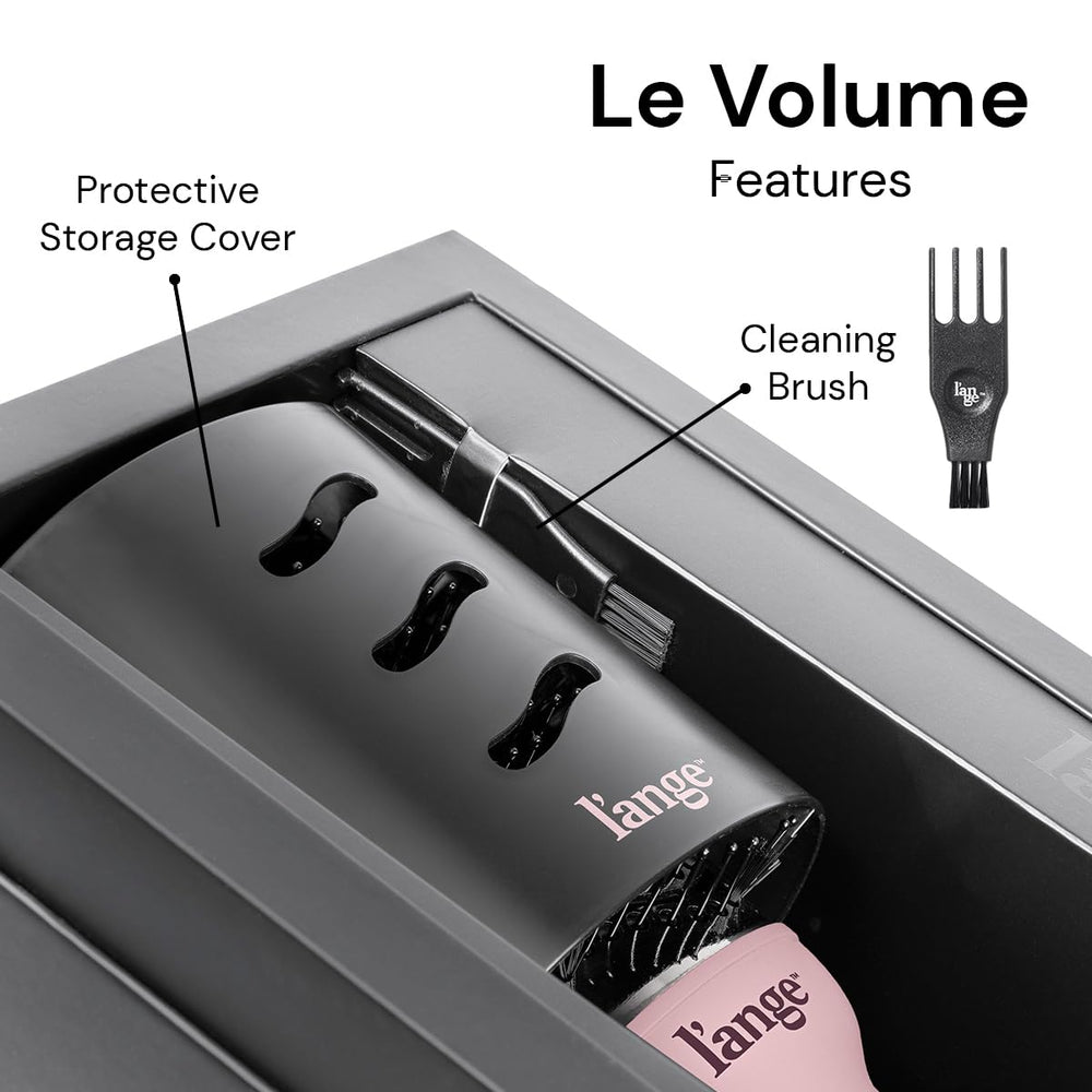 L'ANGE HAIR Le Volume 2-in-1 with oval barrel and 360 swivel cord
