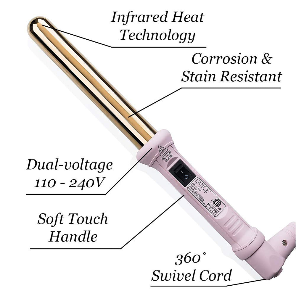 L'ANGE HAIR Ondulé 360° swivel cord enables easy styling motion.