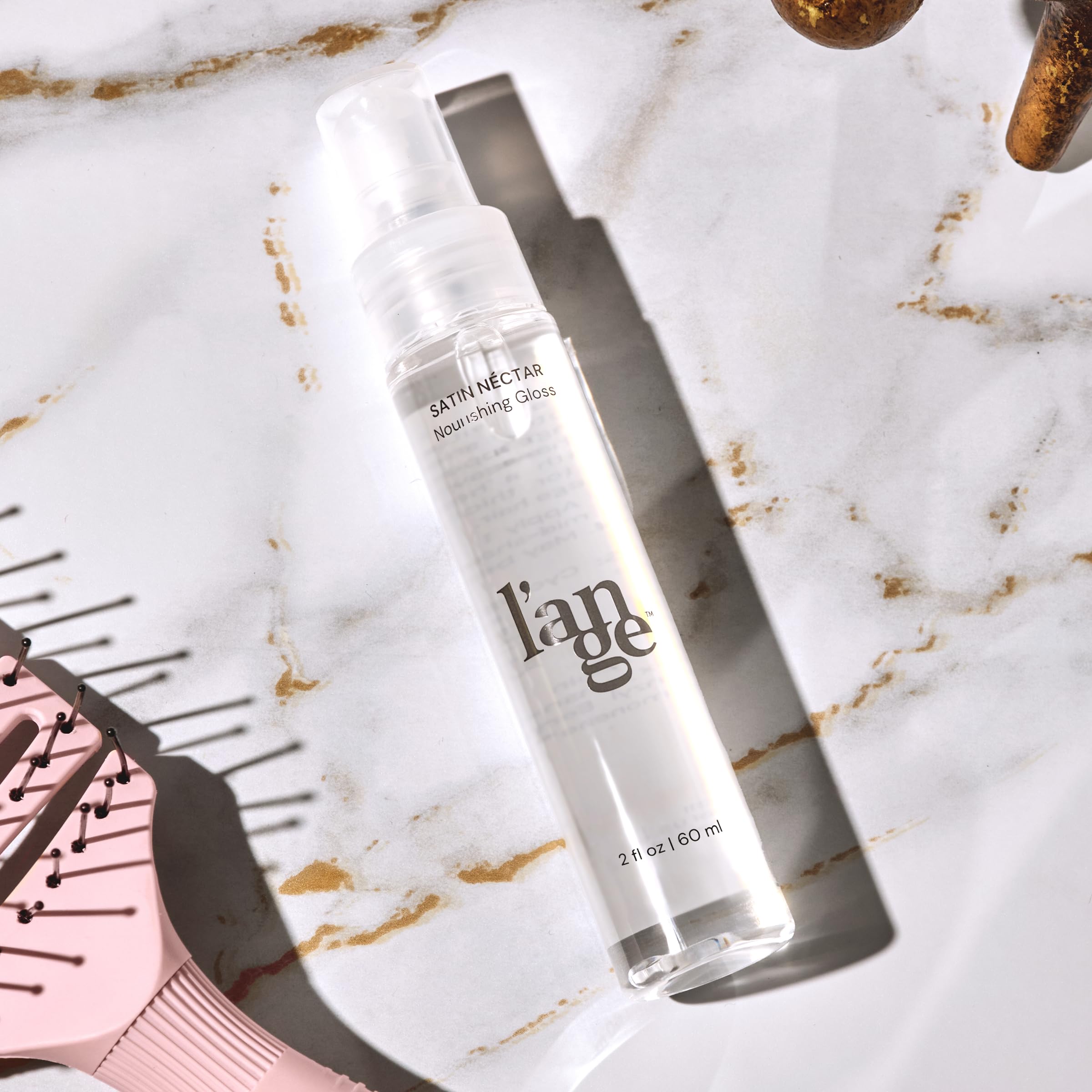 L'ANGE HAIR Satin Néctar: viaje-prueba ideal para retoques rápidos y duraderos.