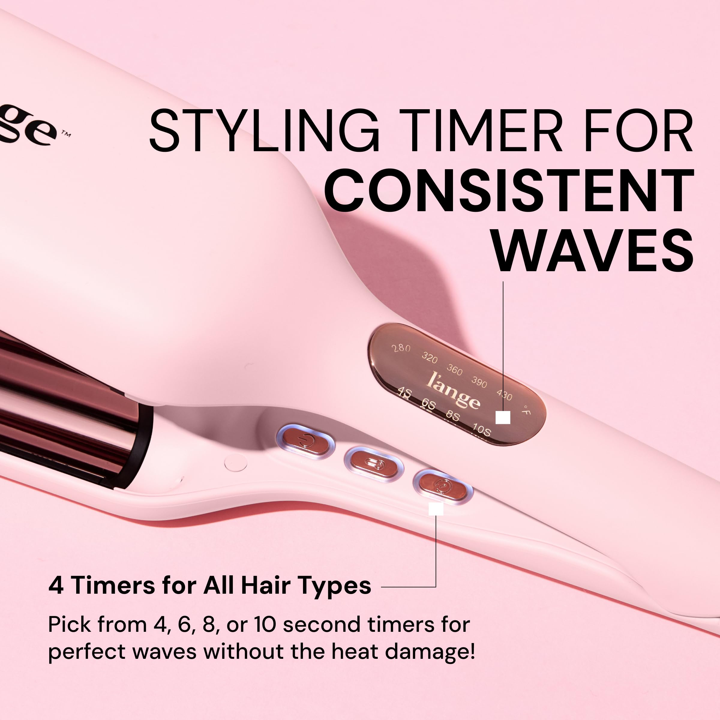 L'ANGE HAIR SculptWaver dual voltage enables travel-friendly styling worldwide.