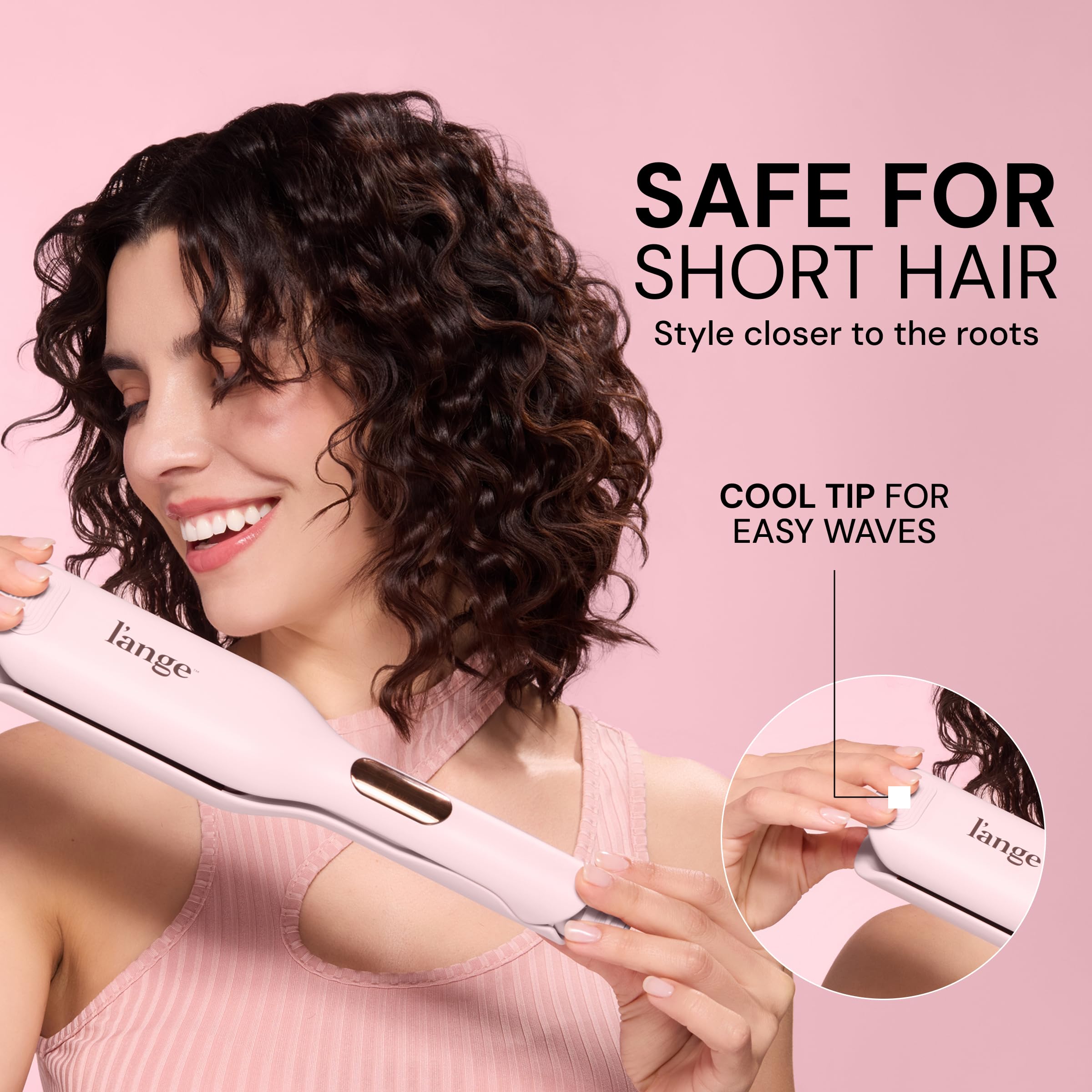 L'ANGE HAIR SculptWaver creates long-lasting waves from morning to night.