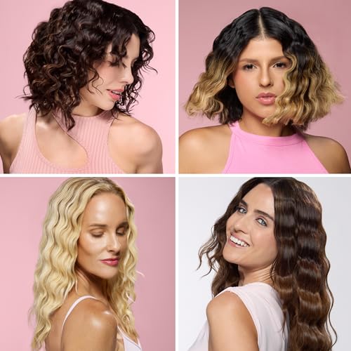 L'ANGE HAIR SculptWaver timer beeps to guide precise styling session.