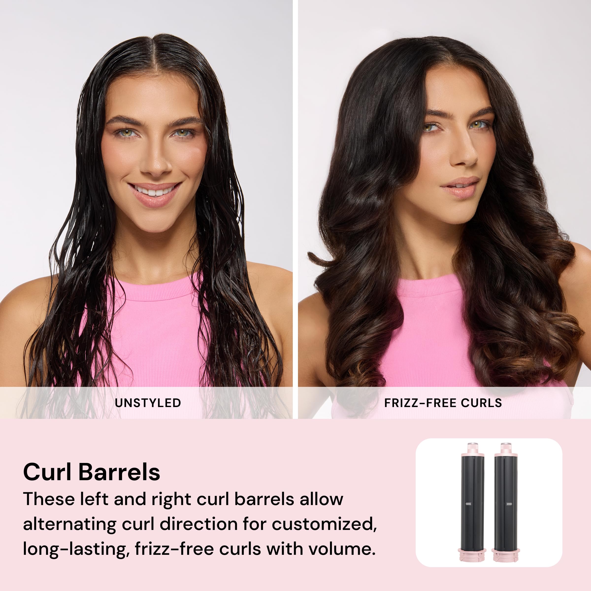 L'ANGE HAIR TurboStyle auto-wrap rotator for quick curl creation.