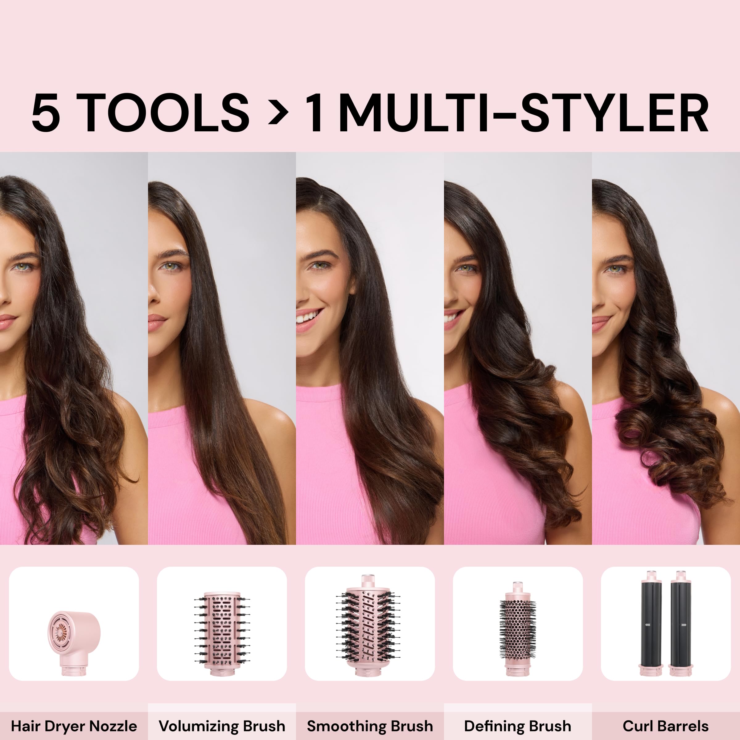L'ANGE HAIR TurboStyle defining brush for texture and definition.
