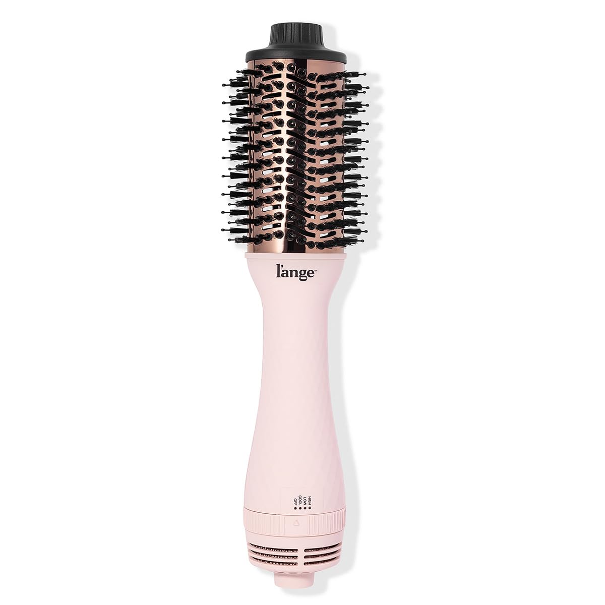 L'ANGE HAIR Lange Volume 2-in-1 with blush 60mm barrel for quick salon-style blowouts.