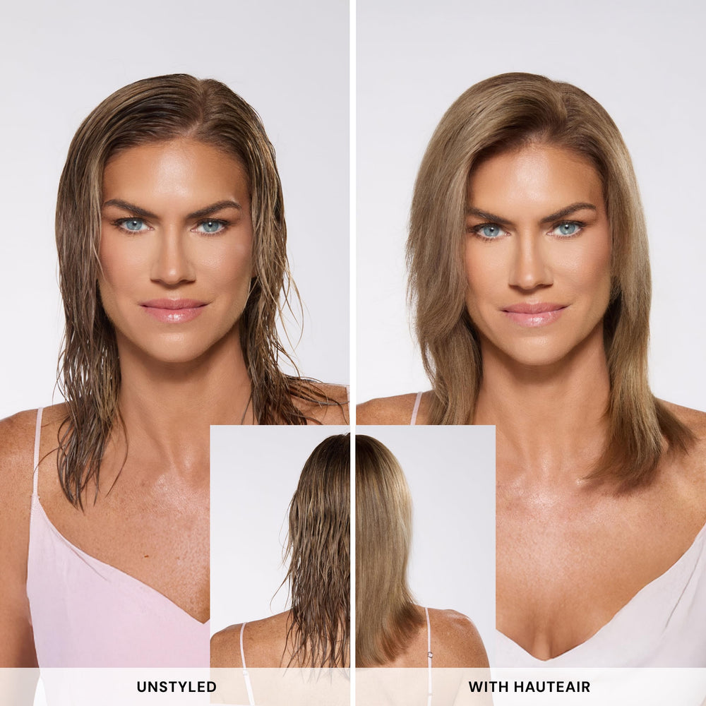 L'ANGE HAIR HauteAir cool shot locks in style without excess heat.
