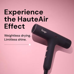 L'ANGE HAIR HauteAir fast-dry motor delivers salon-grade results with less frizz.