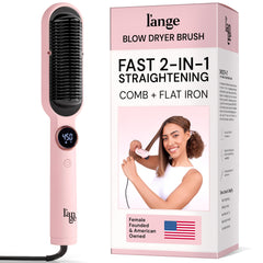 L'ANGE HAIR Smooth It 2-in-1 brush for fast, frizz-free styling.