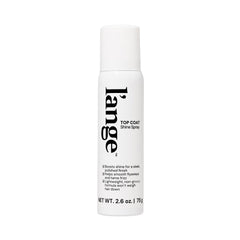 L’ANGE Top Coat Shine Spray ofrece brillo instantáneo para un acabado pulido.