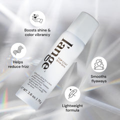 L’ANGE Top Coat Shine Spray hidrata para suavizar cabellos con flyaways.