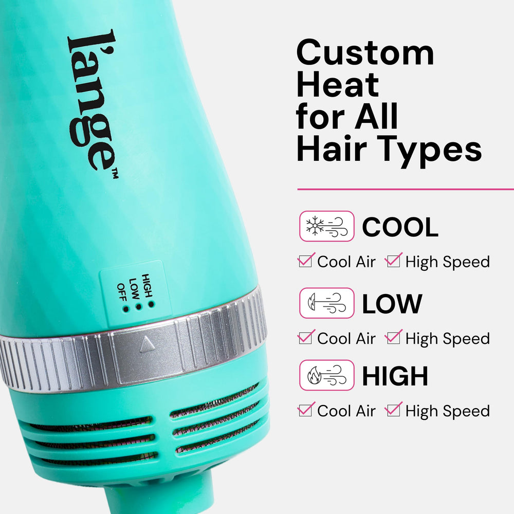 L'ANGE VolumeBoost ceramic barrel infused with coconut oil for added shine.