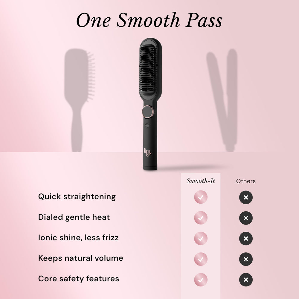 L'ANGE HAIR Smooth It auto shut-off provides peace of mind after styling.