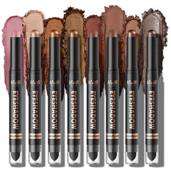 Langmanni 8Colors packaging shows a compact travel-ready design for on-the-go makeup.