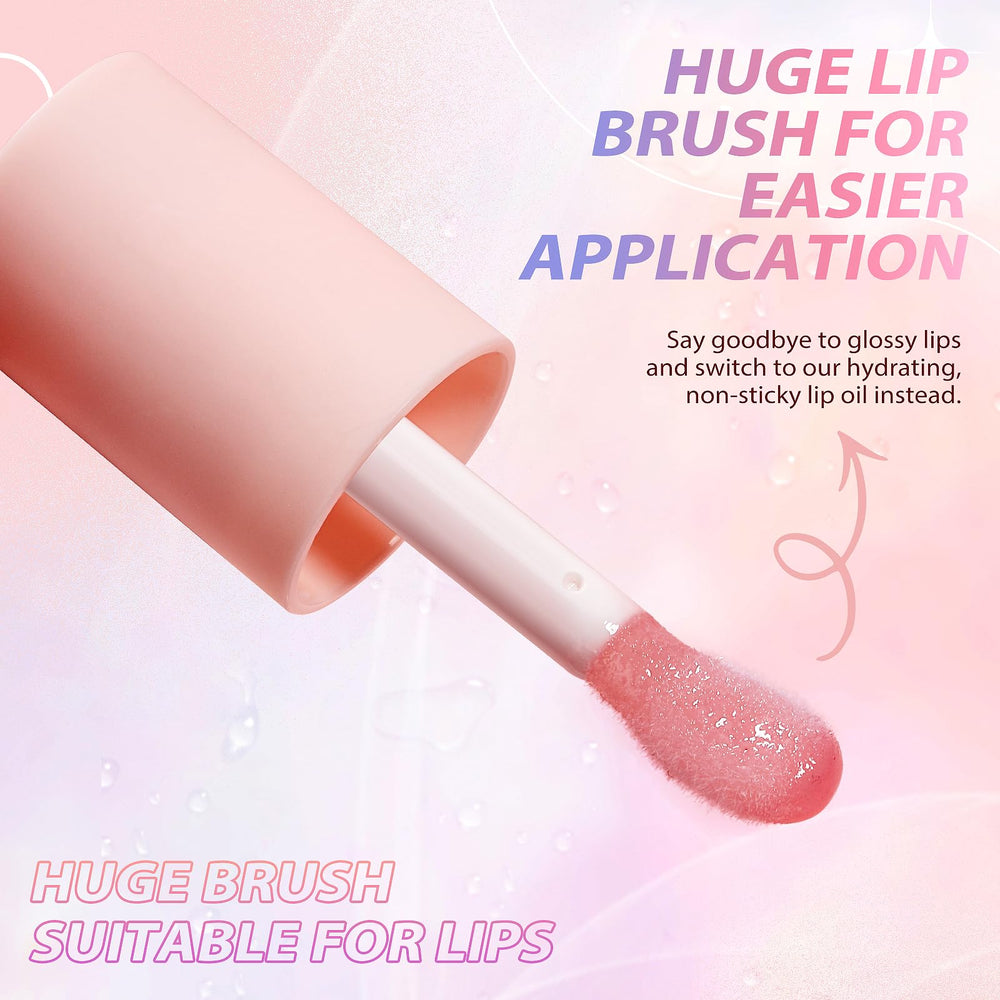 Langmanni Aceite Labial Aplicacion Facil, acabado suave y natural.