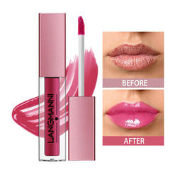 LANGMANNI brillo labial 12 tonos acabado brillante para looks versátiles