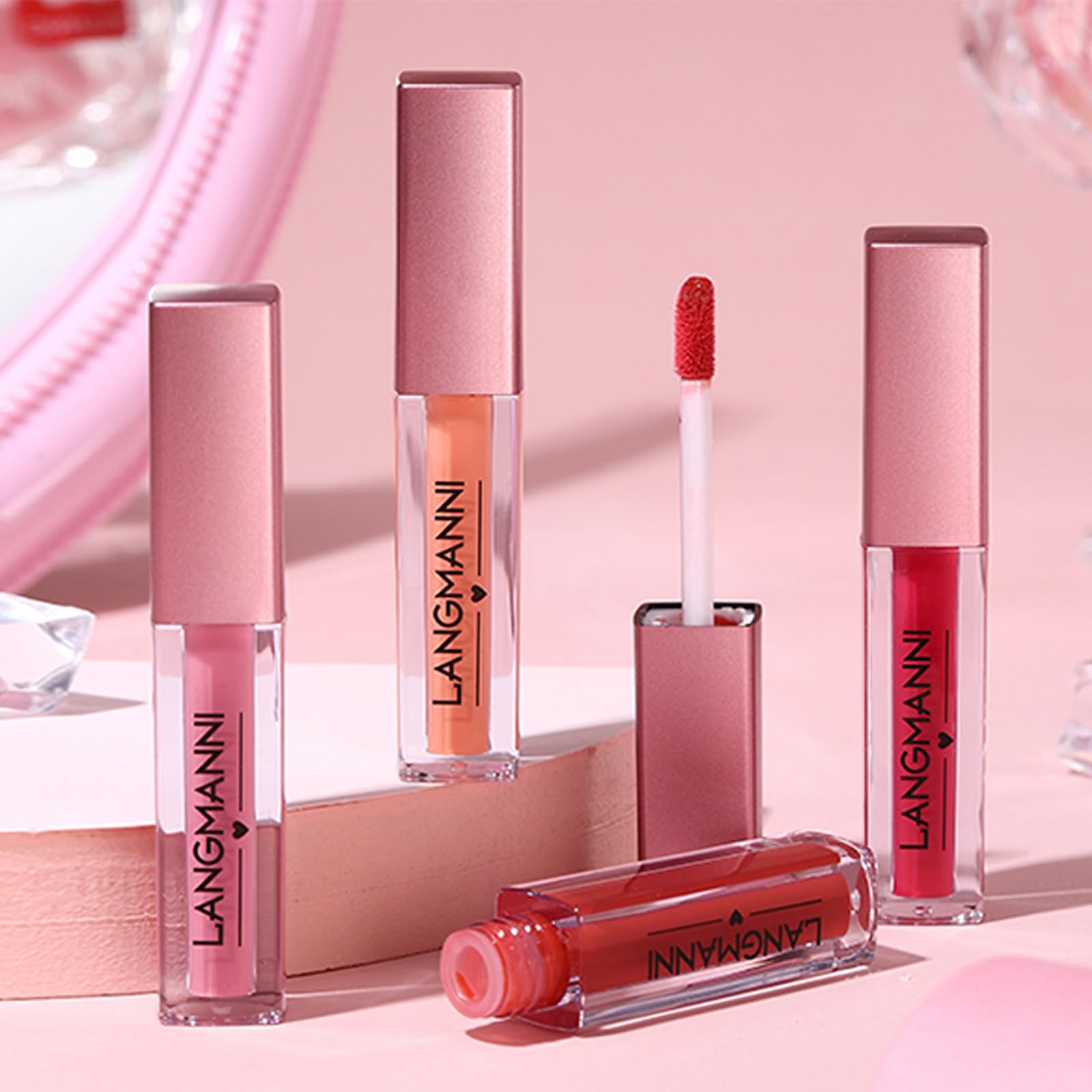 LANGMANNI brillo labial tono audaz para verano