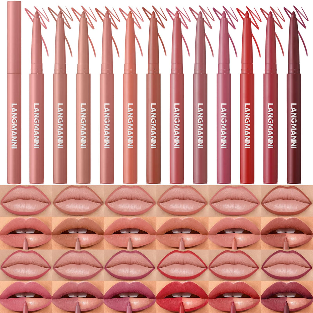 Langmanni delineador labial tonos naturales, definición diaria.