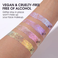 LANGMANNI glitter gel hair sparkle adds subtle highlights