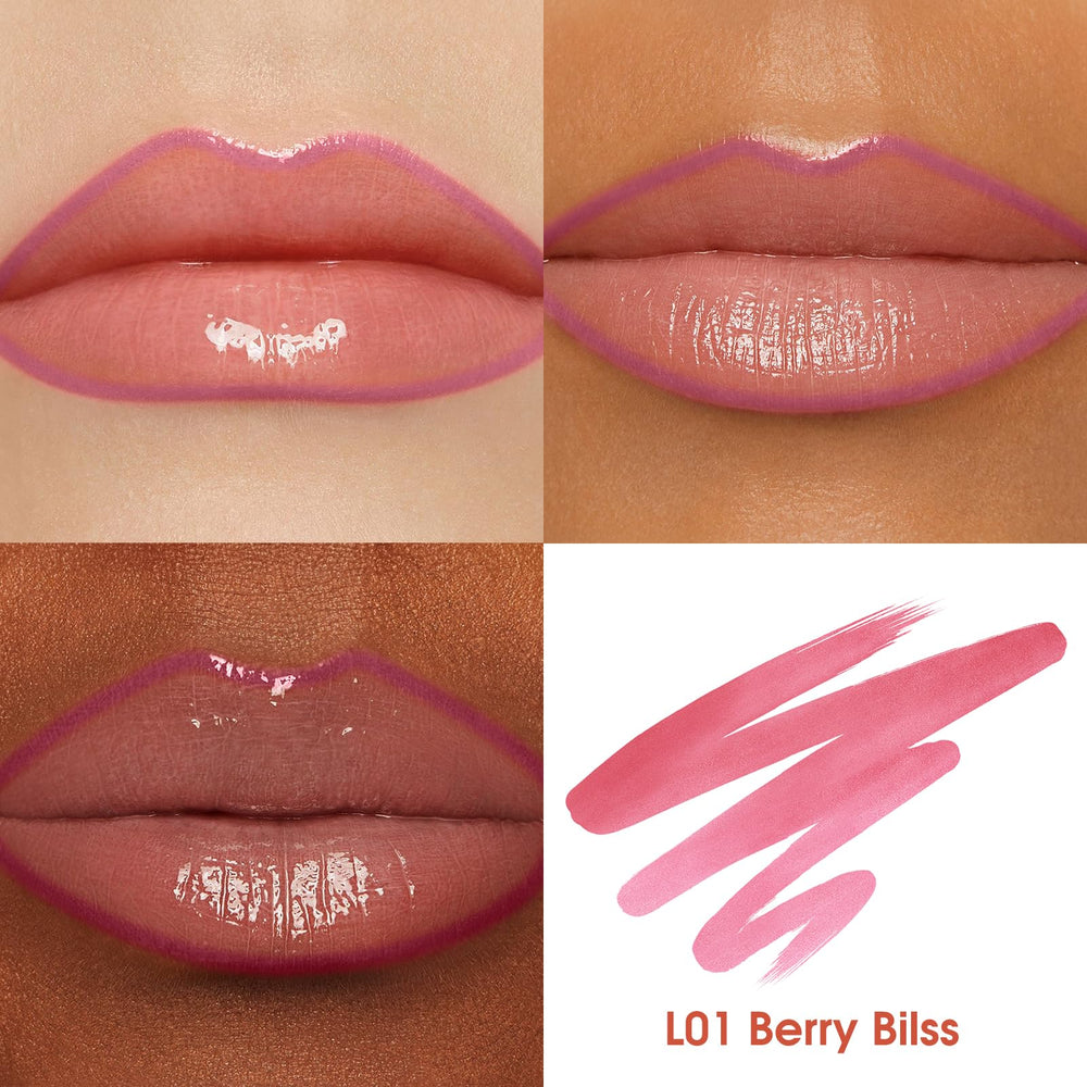 LANGMANNI lip liner packaging displays three shade options.