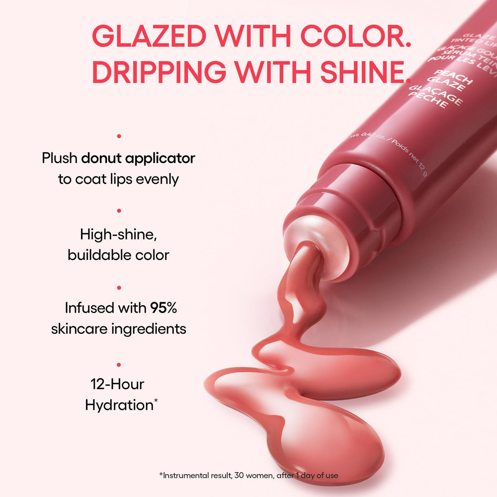 LANEIGE Glaze Craze aplicador-serum labial para una aplicación suave.