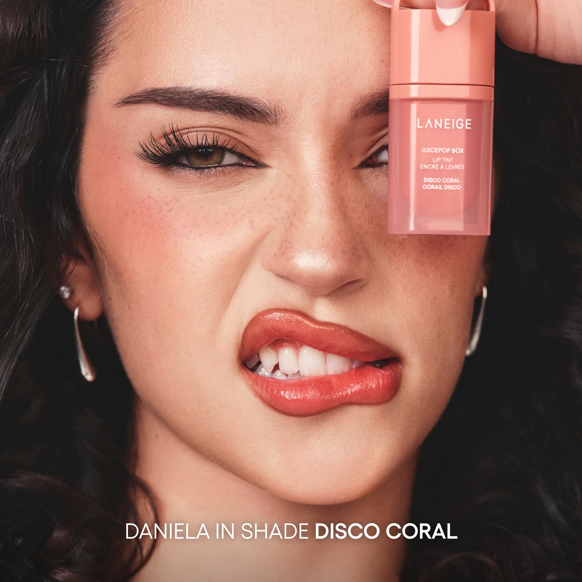 LANEIGE JuicePop Box Tinte Labial con duración de hasta 12 horas y color ligero.