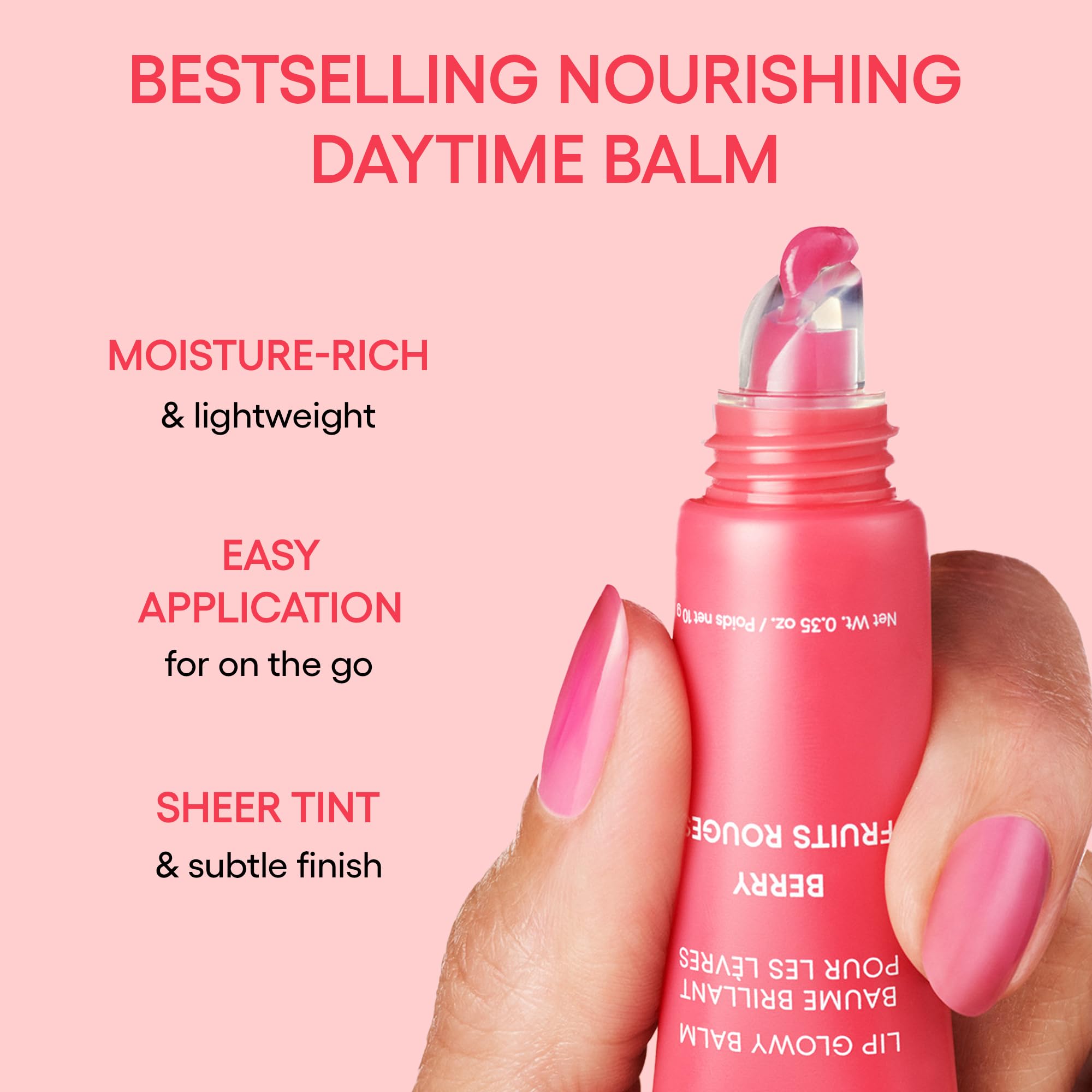 Aplicador cómodo para LANEIGE Lip Glowy Balm Vanilla en cualquier momento.