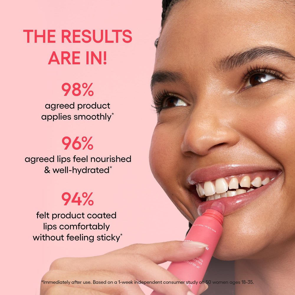 Hidratación constante de labios con LANEIGE Lip Glowy Balm Vanilla.