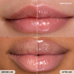 Textura ligera que desliza en labios gracias a LANEIGE Lip Glowy Balm Vanilla.