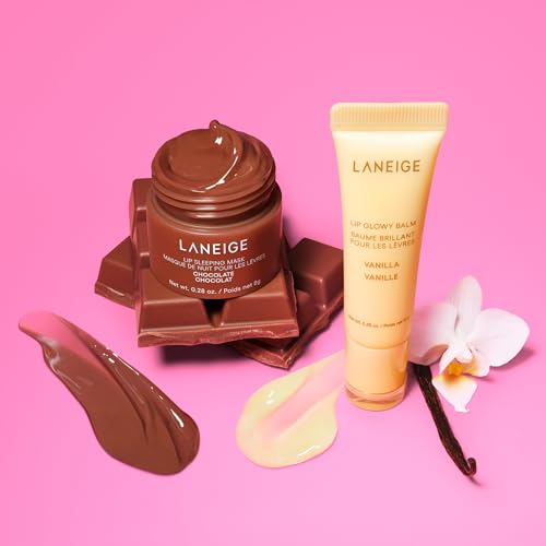LANEIGE bálsamo labial vainilla para hidratación diaria y brillo suave.