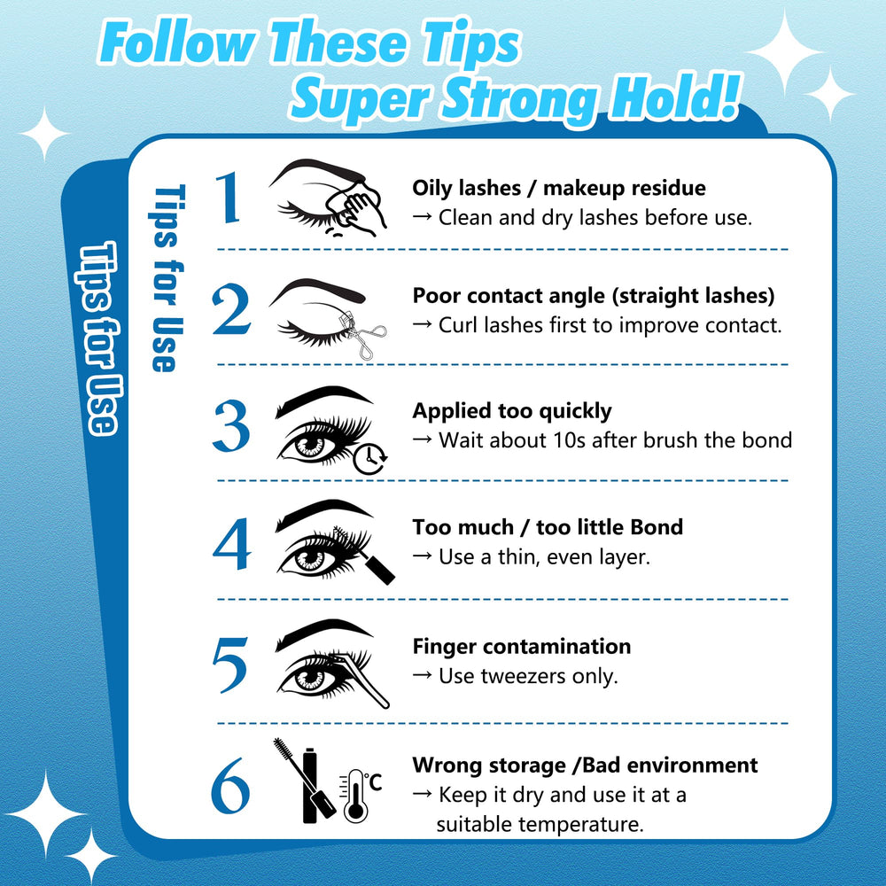 LANKIZ overnight-wear lash cluster glue enables secure clusters through sleep