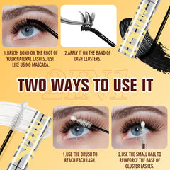 Waterproof performance of LANKIZ glue keeps lashes in place during activity