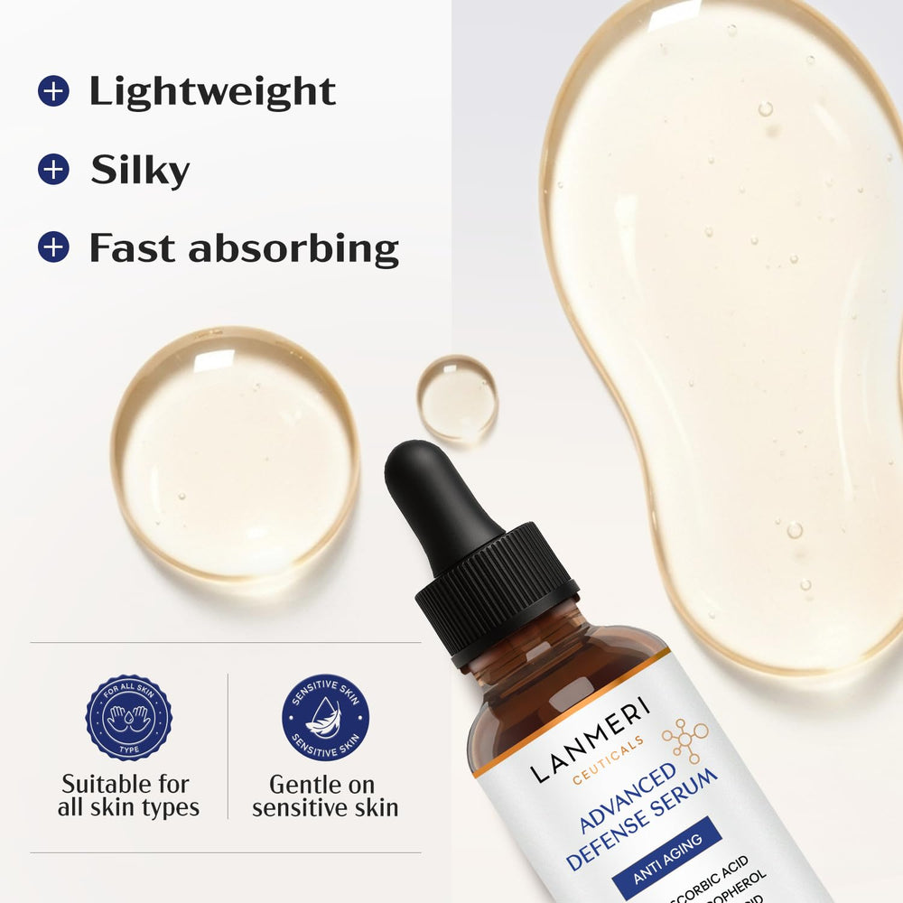 Lanmeri Ceuticals serum includes ectoin to help skin comfort during use.