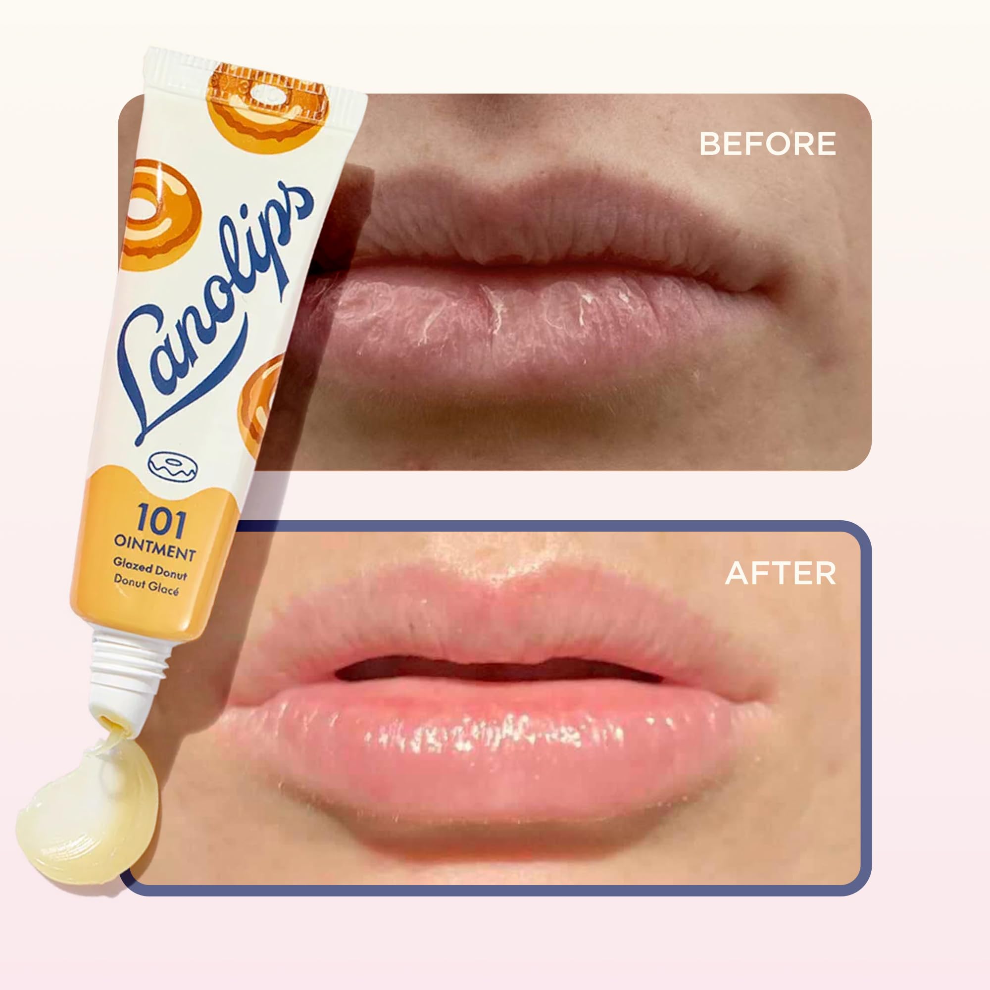 Aroma dulce Glazed Donut en Lanolips 101 Ointment