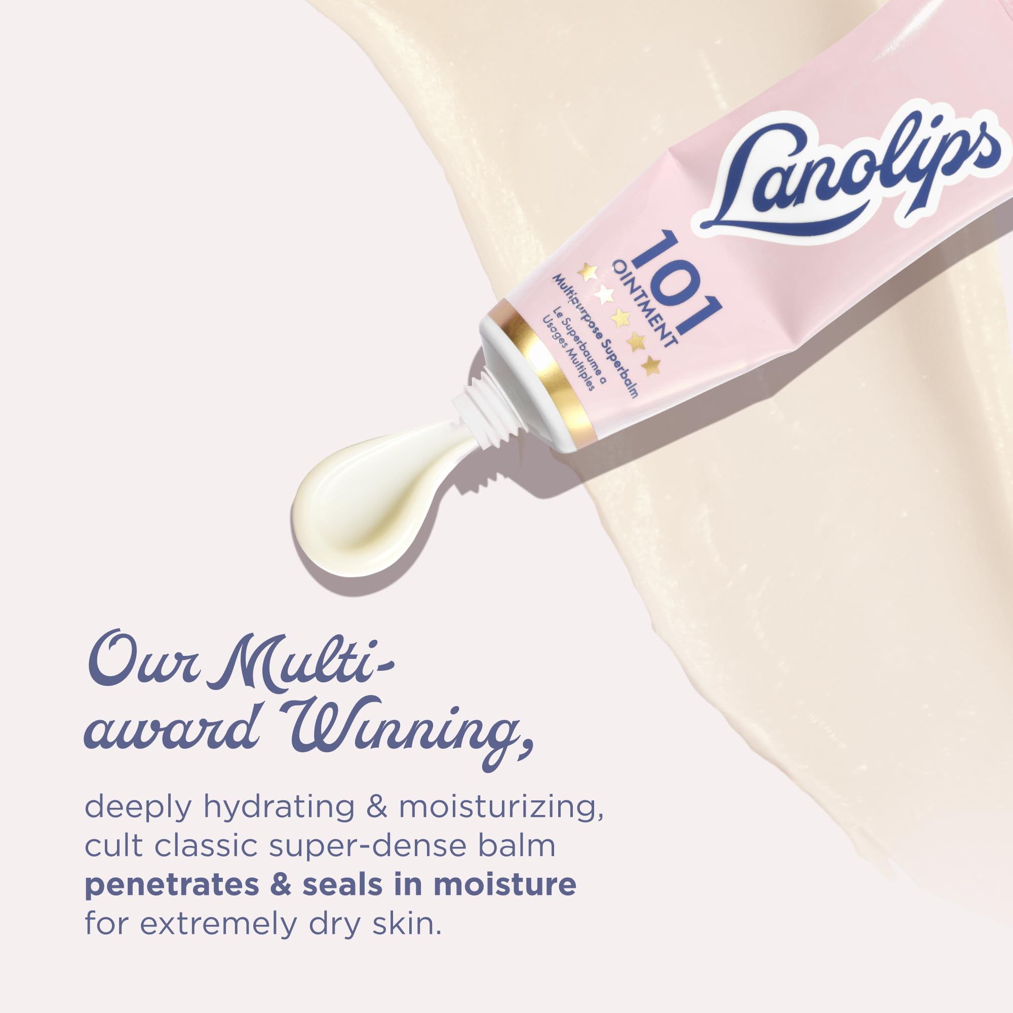 Lanolips 101 Ointment for dry skin care and hydration